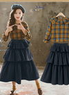 Latest Fancy ExclusiveTop With Frock Style Poli Rayon Kids Wear Collcetion A05